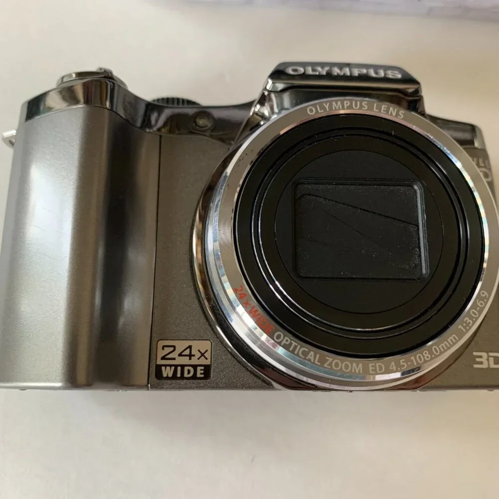 Olympus SZ-30MR 16MP 24x Optical Zoom Compact Digital Camera Battery & Case